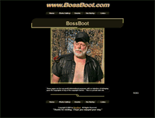 Tablet Screenshot of bossboot.com